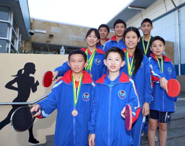 TABLE TENNIS RISING STARS PLAYING AT HERE